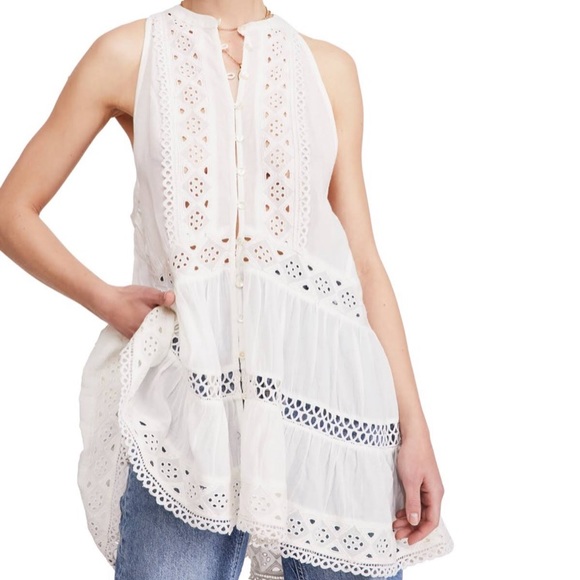 Free People Tops - Free People Adelaide tunic XS